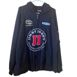 Jimmy John's Black Zip-Up Hoodie